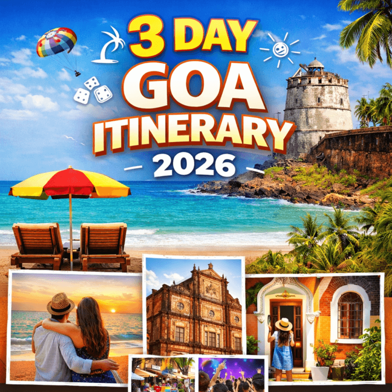 3 Day Goa Itinerary